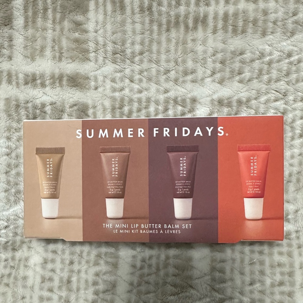 LIMITED EDITION BRAND NEW Summer Fridays Mini Lip Butter Balm Set